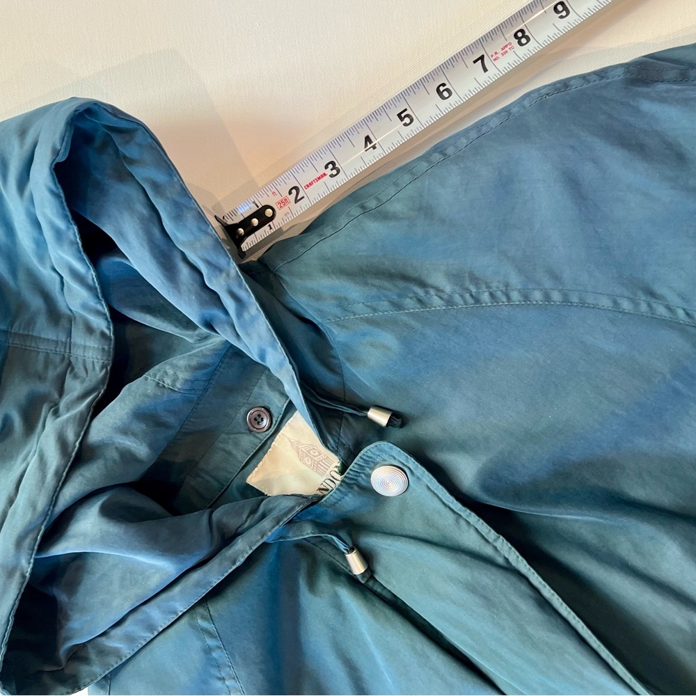London Fog Vintage Green Coat Puffer Pockets Women’s Small Dark Sage - Picture 10 of 15